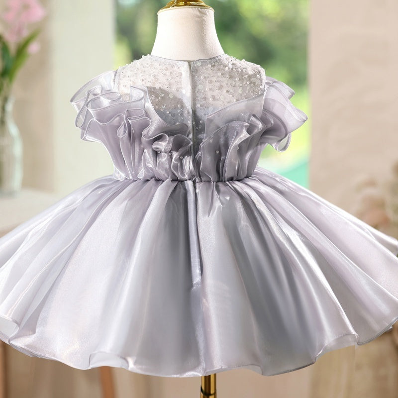 Light Luxury Minority High-end Girls' Birthday Banquet Ten-year-old Princess Dress Western Style