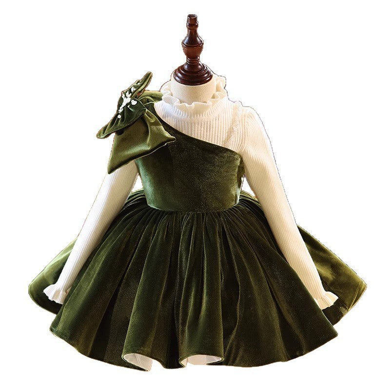 Children's Evening Dress Light Luxury Minority High-end