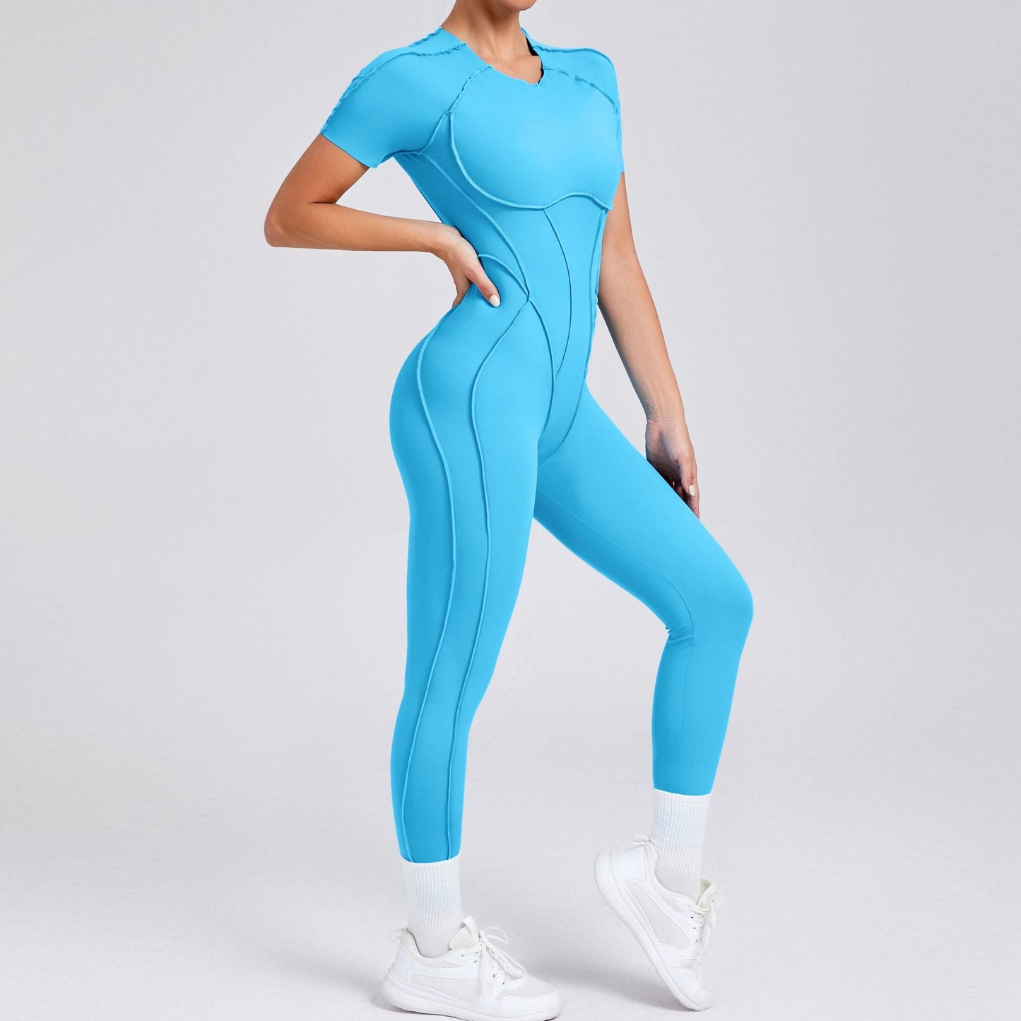Combinaison de sport et de yoga une pièce 88201