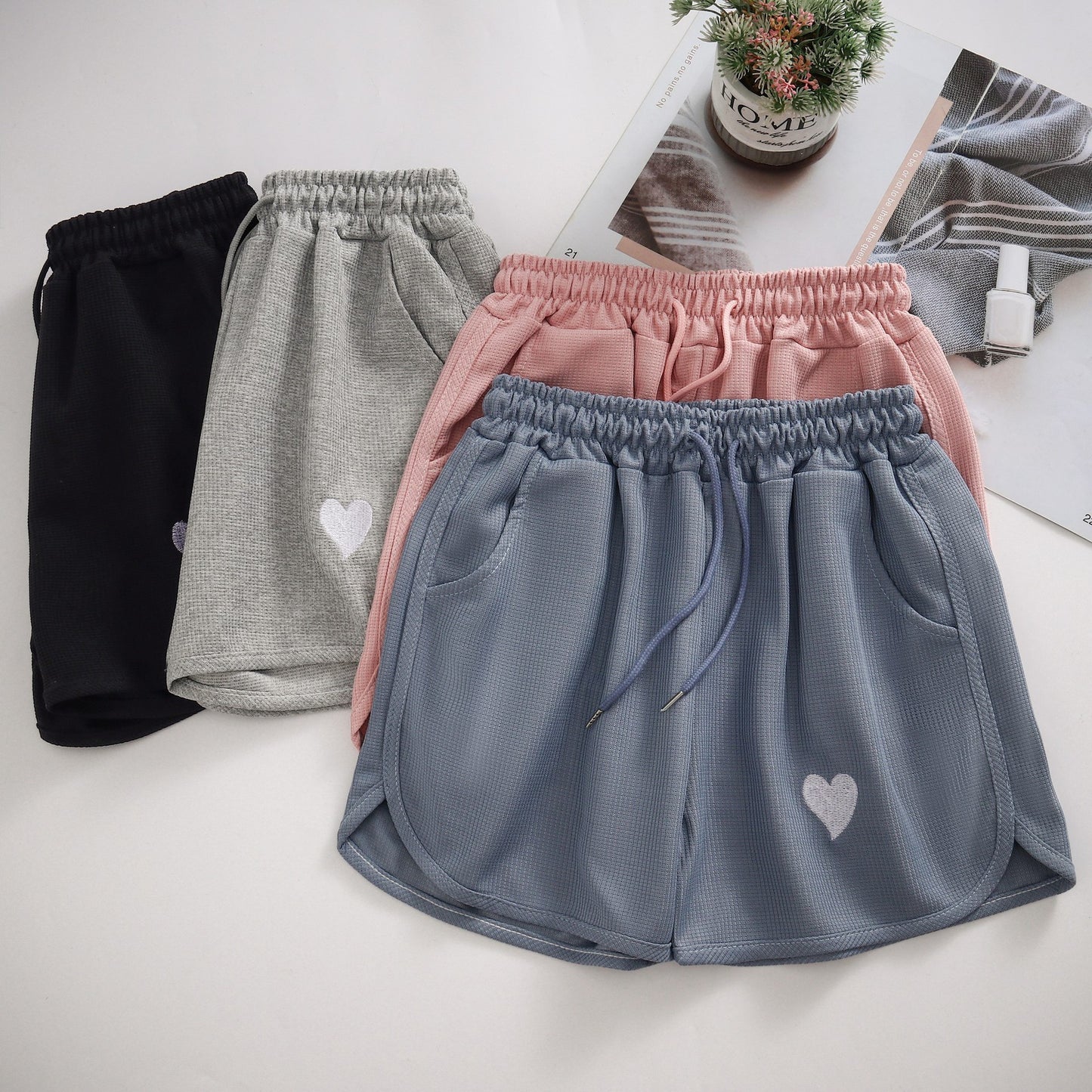 Shorts de sport grande taille pour femmes