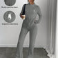 Fashion Women's Wear Casual Long Sleeve Pants Two-piece Set
