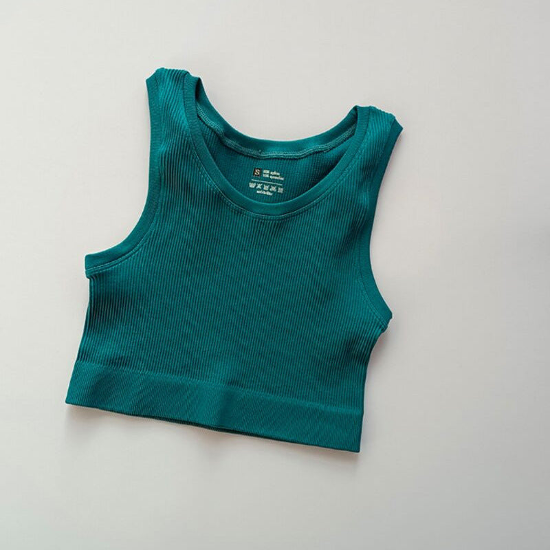 Seamless Single-layer Sports I-shaped Vest Women's Quick-drying Running