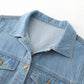 Foreign Trade Ladies Loose Denim Jacket