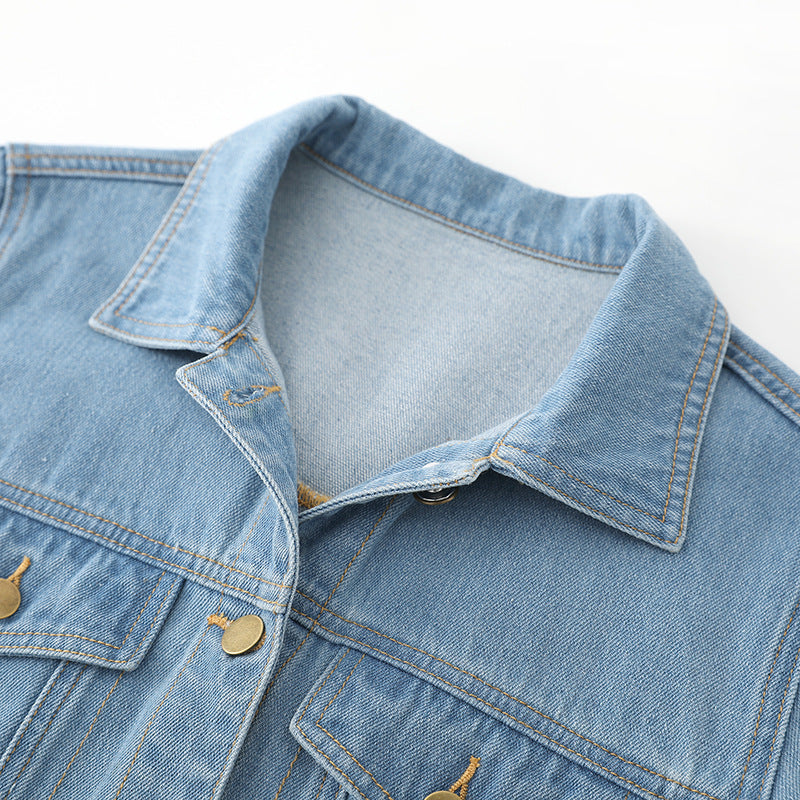 Foreign Trade Ladies Loose Denim Jacket