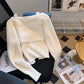 Women's Straight Neck Sweater Knitting Sling