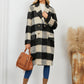 Long Plaid Double-sided Wool Overcoat