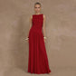 Sleeveless Pleated Slim Solid Color Dress