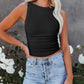Women's Open Back Outerwear Vest T-shirt