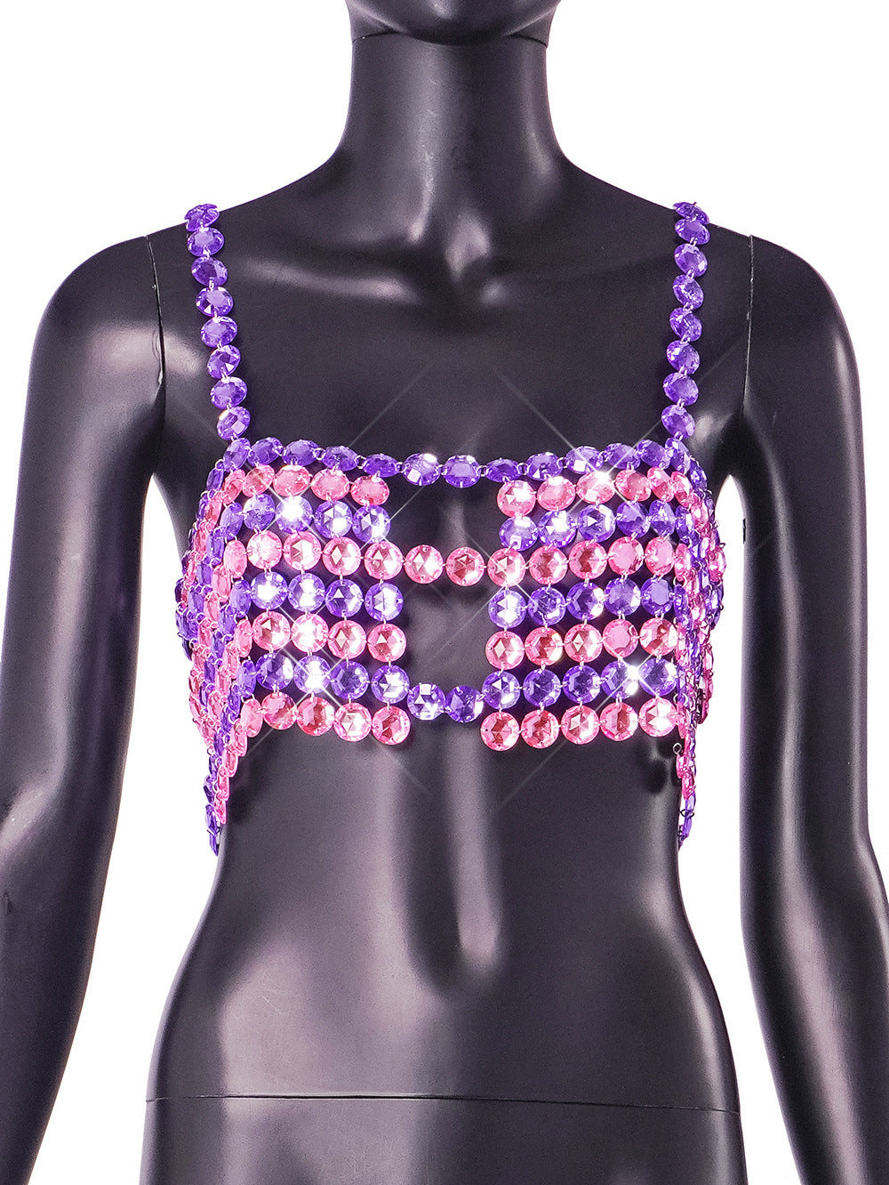New Gem Stitching Backless Underwaist