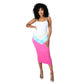 European And American Positioning Printed Casual Dress