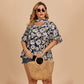 Women's Ruffle Sleeve Floral Shirt