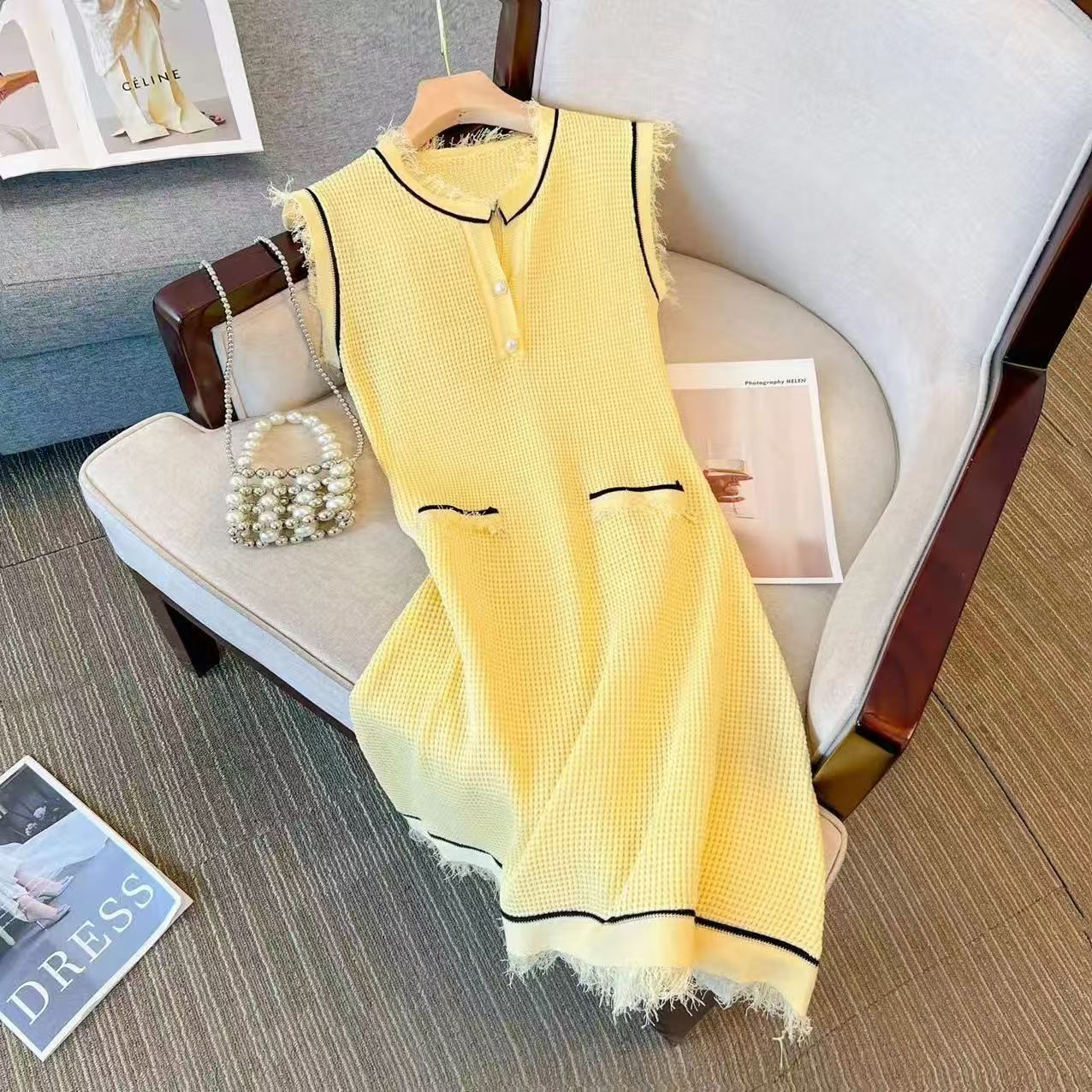 Womens French-style Mature And Elegant Dress