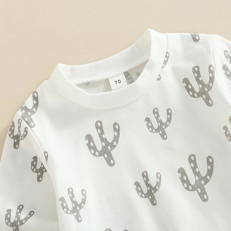 New Children Cartoon Printed Casual Suit