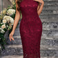 Pencil Slim Fit Water Capacity Lace Package Hip Skirt