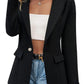 Fashion Casual Solid Color Long Sleeve Coat