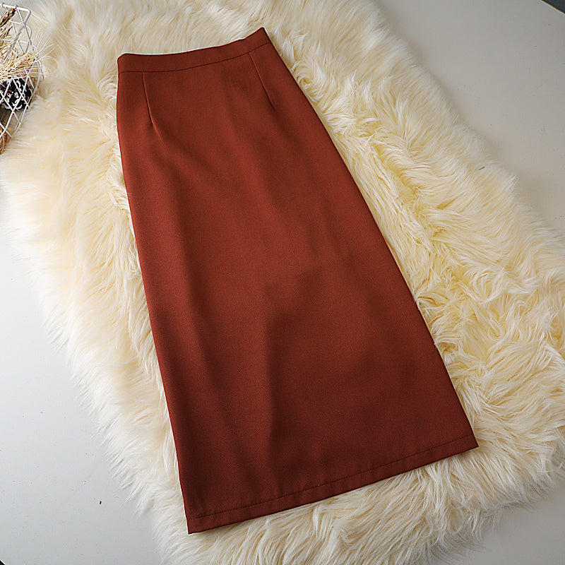 Women's Summer High-waisted Vintage Professional Skirt