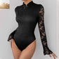 Cheongsam Element Black New Chinese Style Jumpsuit