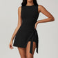 Robe de sport moulante en deux pièces pour fitness