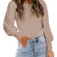 Women's Round Neck Loose Casual Shirt