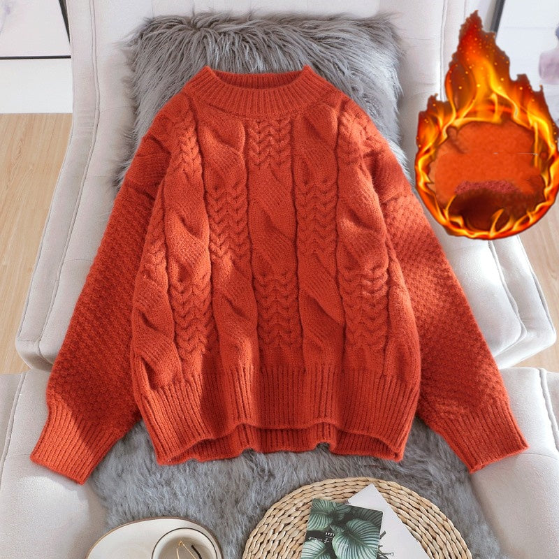 Round Neck Sweater For Women Over Pullovers