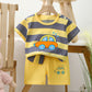 Pure Cotton Sports Children's Short-sleeved Suit