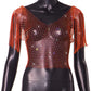 Fishnet Women's Clothing Short Sleeve Vest