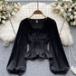 Women's Fashion Style Square Collar Shirt Top