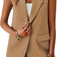 Suit Jacket Women's Loose Temperament Commuter Sleeveless Suit Vest
