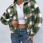 Women's Autumn Winter Coat Short Shirt Jacket