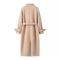 Manteau ample en laine pour femme