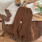 Nouvel ensemble cardigan-manteau pour fille