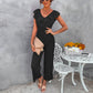 European And American Women's Fashion Slim Waist Jumpsuit