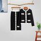 Knitted Cardigan Two-piece Set