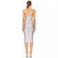 New Silver Fabric Dress Autumn