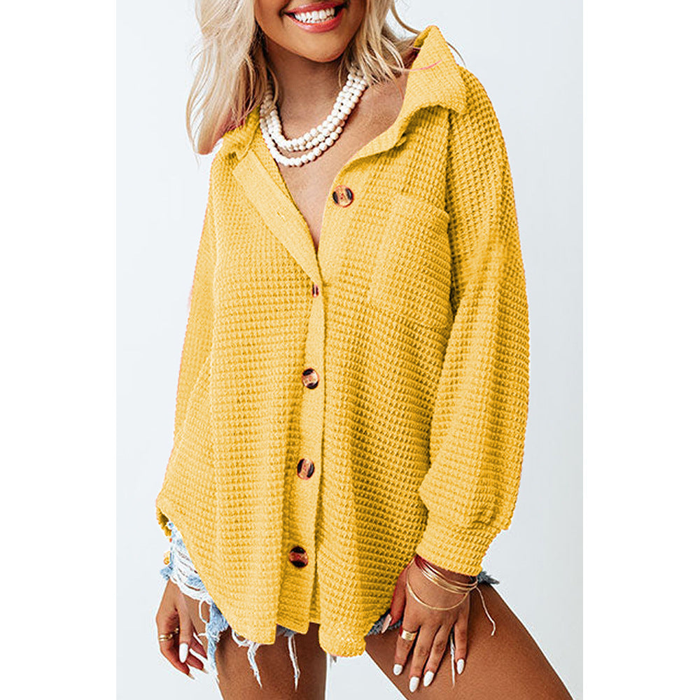 Women's Loose Lapels All-matching Top