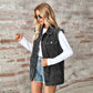 Women's Washed Denim Loose-fitting Waistcoat Waistcoat Top Cardigan