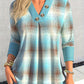 Women's Fashion V-neck Pullover T-shirt Top