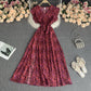 V-neck Dress With A Clever Strategically Designed Silhouette