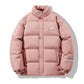 Men And Women Solid Color Stand-up Collar Bread Clothes Loose Cotton Jacket