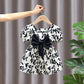 Princess Dress Red Children's Western Style Baby Girl Bow Skirt