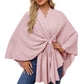 Loose V-neck Shawl Cape Fashionable Jacket