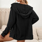 Casual Hooded Sweater Pullover Zip Cardigan Jacket Jacket Top
