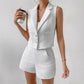Women's Fashion Retro Tweed French Suit