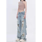 Fashion Straight Loose Slimming Wide-leg Pants For Women