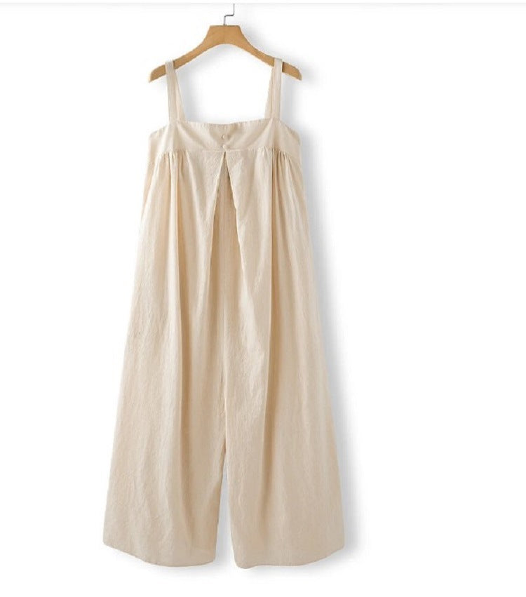 Pure Color Casual Long Suspenders