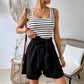 Casual Commuter Jumpsuit With Straps And Wide Legs