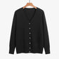 Autumn And Winter New V-neck Knitwear Long-sleeved Cardigan