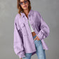 Casual Long Sleeve Denim Coat