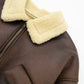 Fashionable All-match Lapel Long Sleeve Zipper Double-sided Flight Jacket