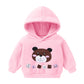 Boys And Girls Hooded Sweater And Cashmere Children's All-match Long-sleeved Clothes